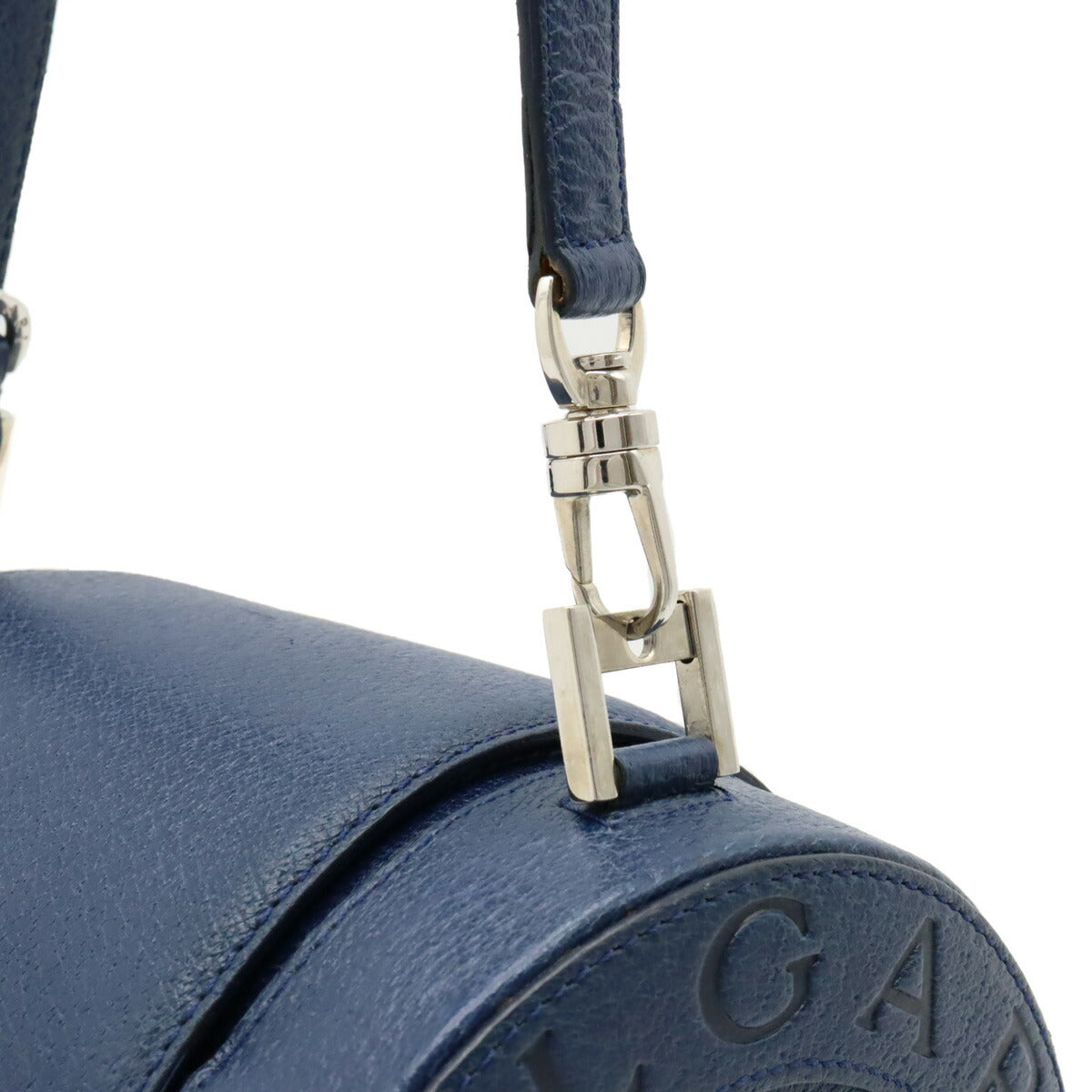 Bvlgari B-ZERO1 Leather Handbag Blue