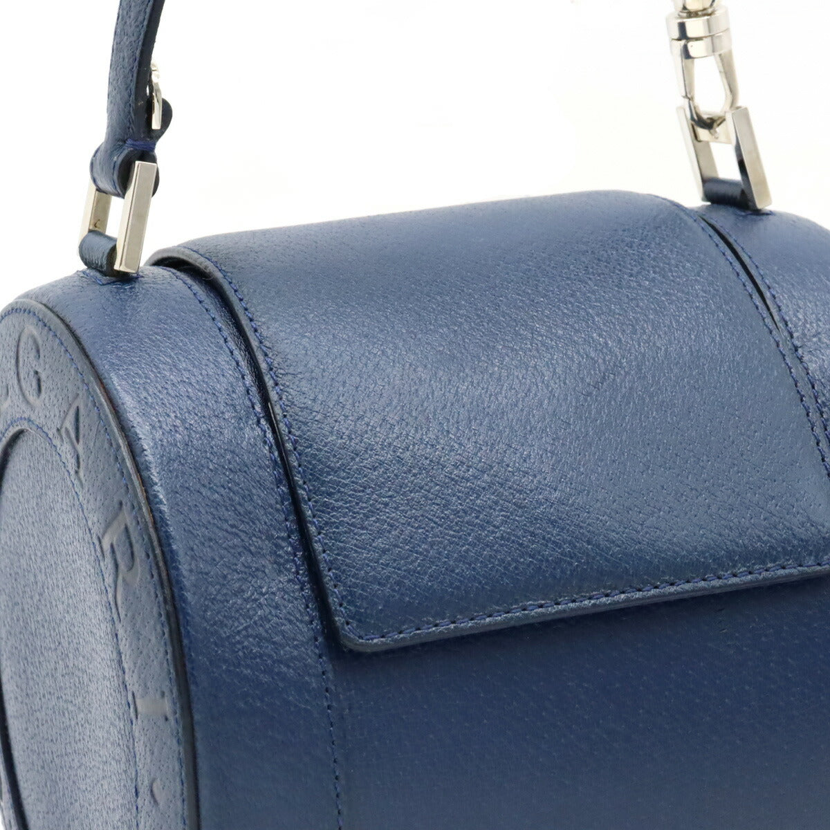 Bvlgari B-ZERO1 Leather Handbag Blue