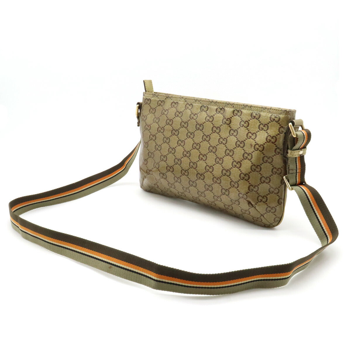 Gucci GG Crystal Coated Canvas Shoulder Bag