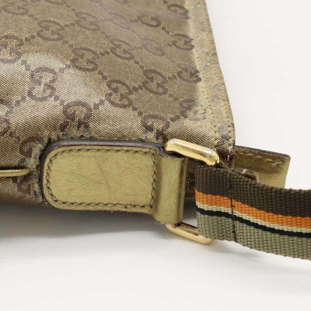 Gucci GG Crystal Coated Canvas Shoulder Bag