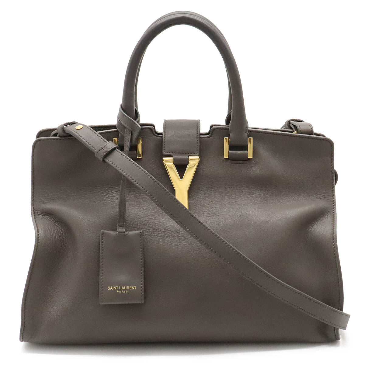 Yves Saint Laurent Y Line Leather Handbag