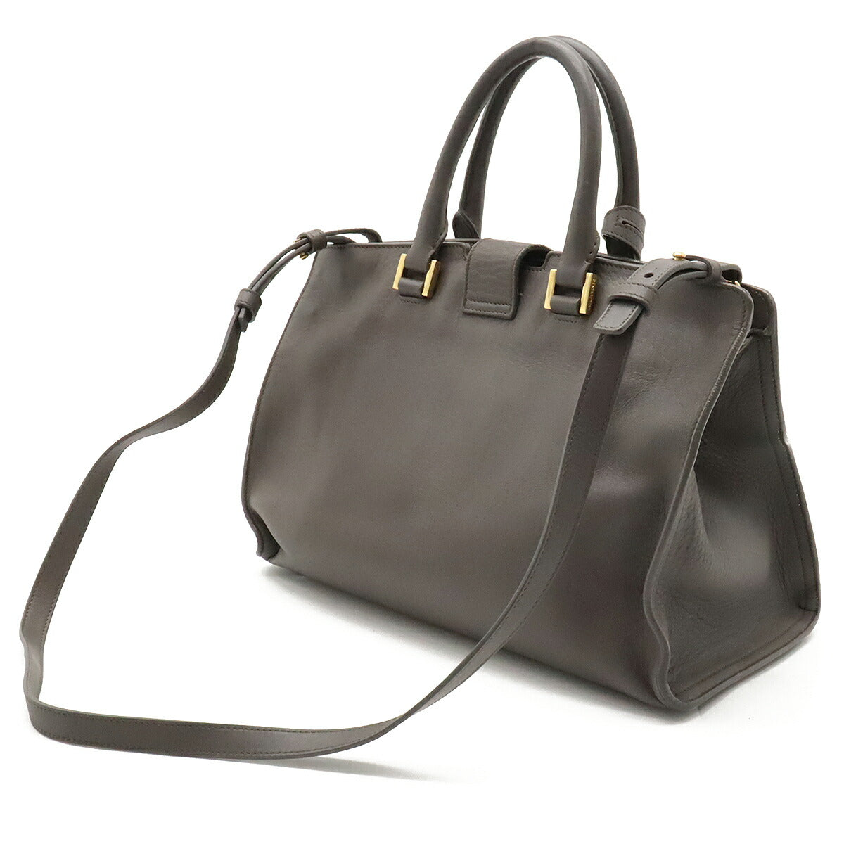 Yves Saint Laurent Y Line Leather Handbag