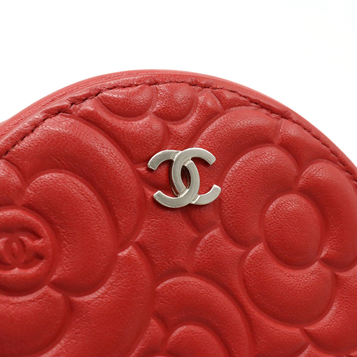 Chanel Camellia Mini Chain Shoulder Bag Red