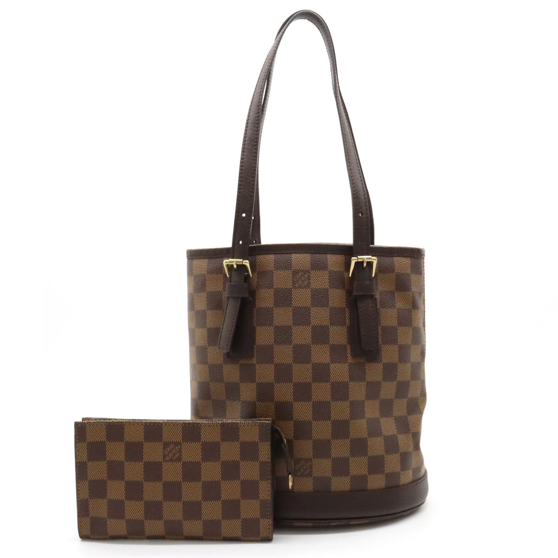 Louis Vuitton Damier Mare Bucket Shoulder Tote Bag N42240