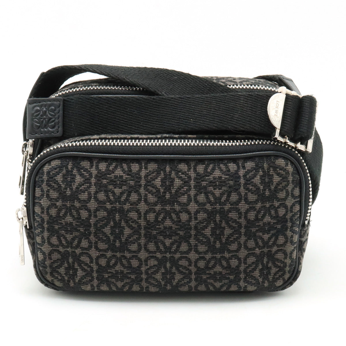 Loewe Anagram Mini Camera Bag Charcoal Gray