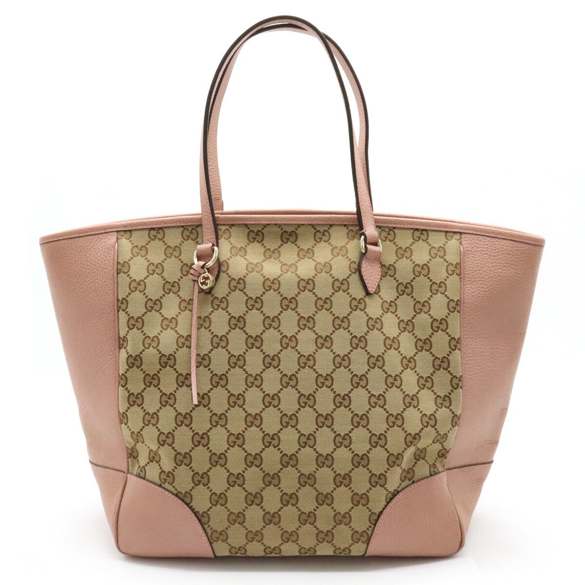 Gucci GG Canvas Leather Tote Bag 449242