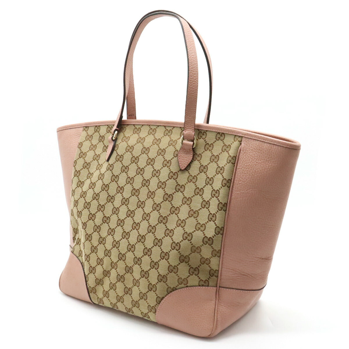 Gucci GG Canvas Leather Tote Bag 449242