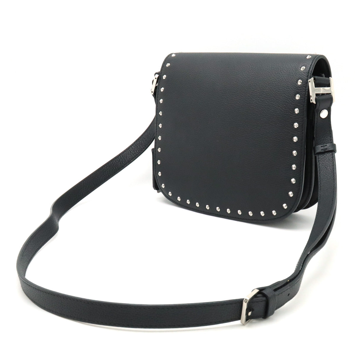 MCM Leather Shoulder Bag Black