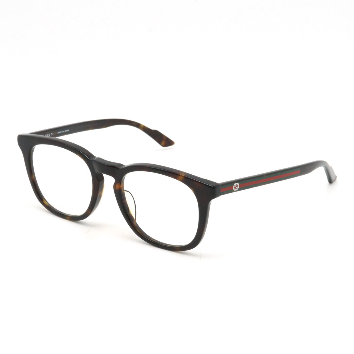 Gucci GG1122/J Eyeglasses Dark Brown Wellington Frame in Great Condition