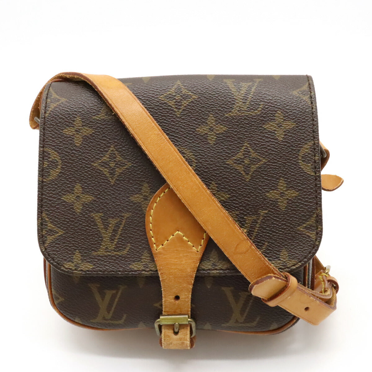 Louis Vuitton Monogram Mini Cartouchiere PM Shoulder Bag M51254