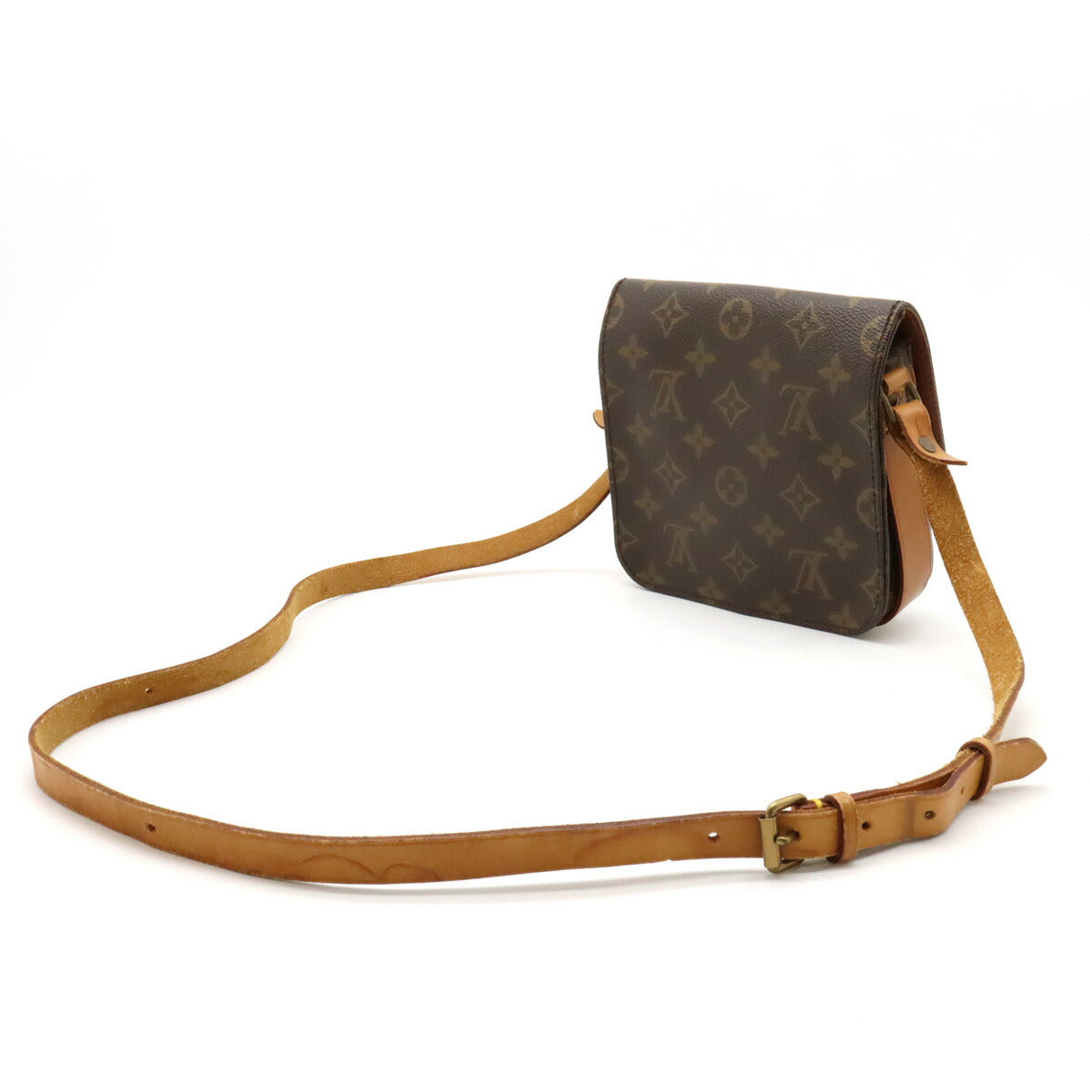 Louis Vuitton Monogram Mini Cartouchiere PM Shoulder Bag M51254