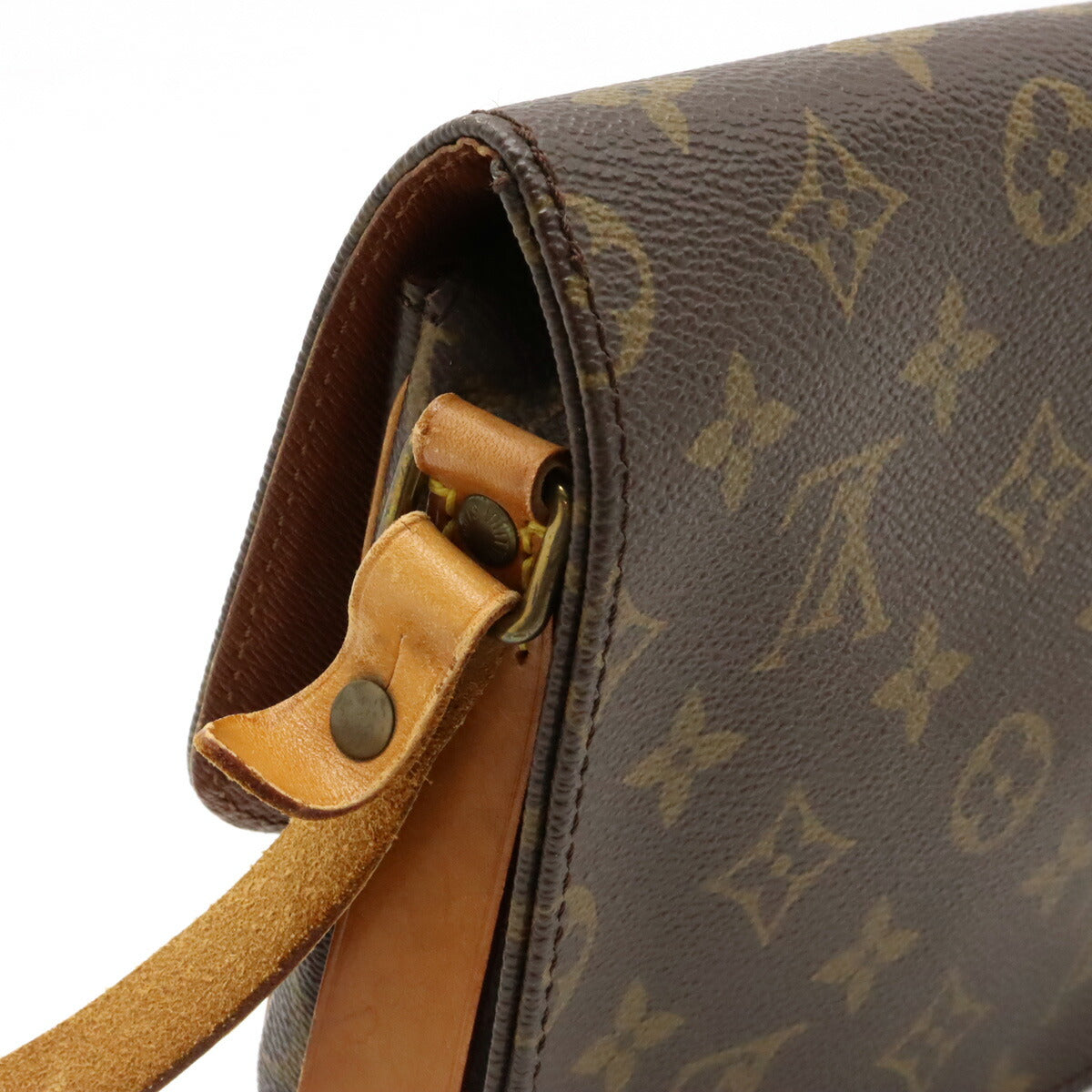 Louis Vuitton Monogram Mini Cartouchiere PM Shoulder Bag M51254