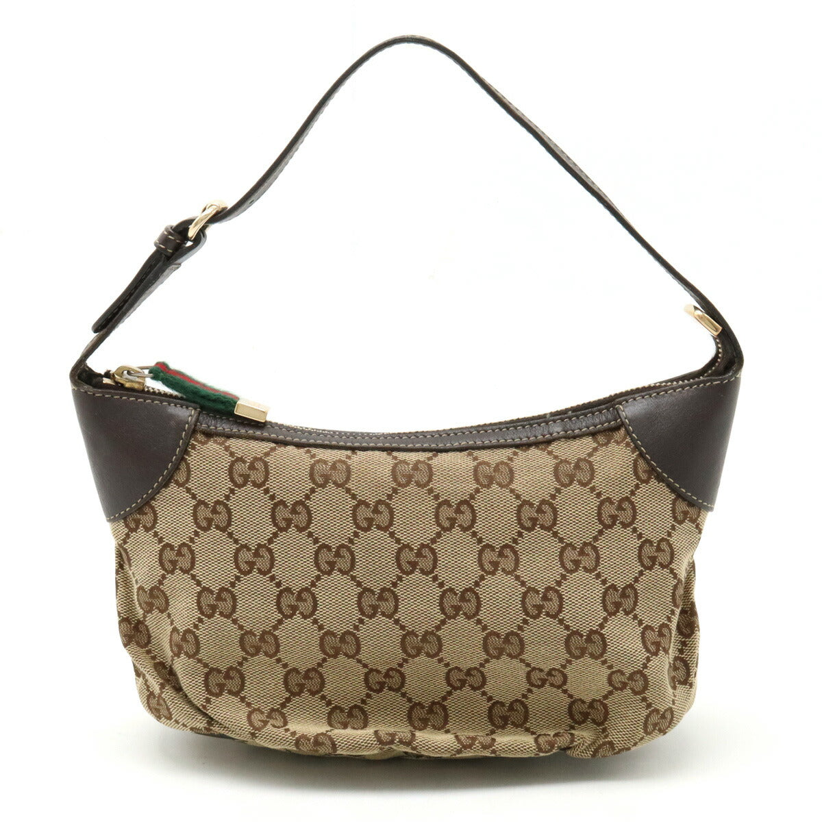 Gucci GG Canvas Shoulder Bag Khaki Beige