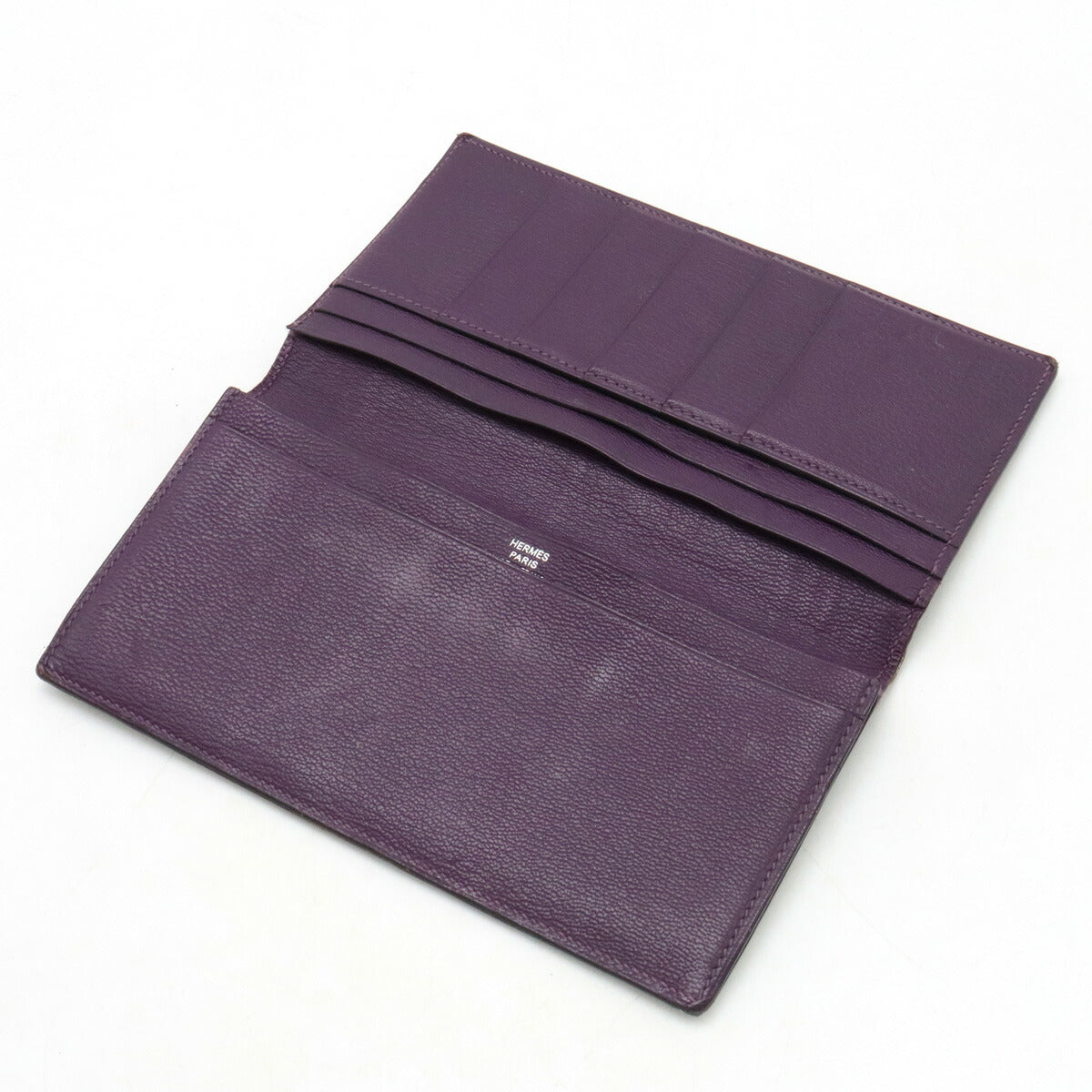 Hermes MC2 Fleming Long Wallet Amethyst Alligator