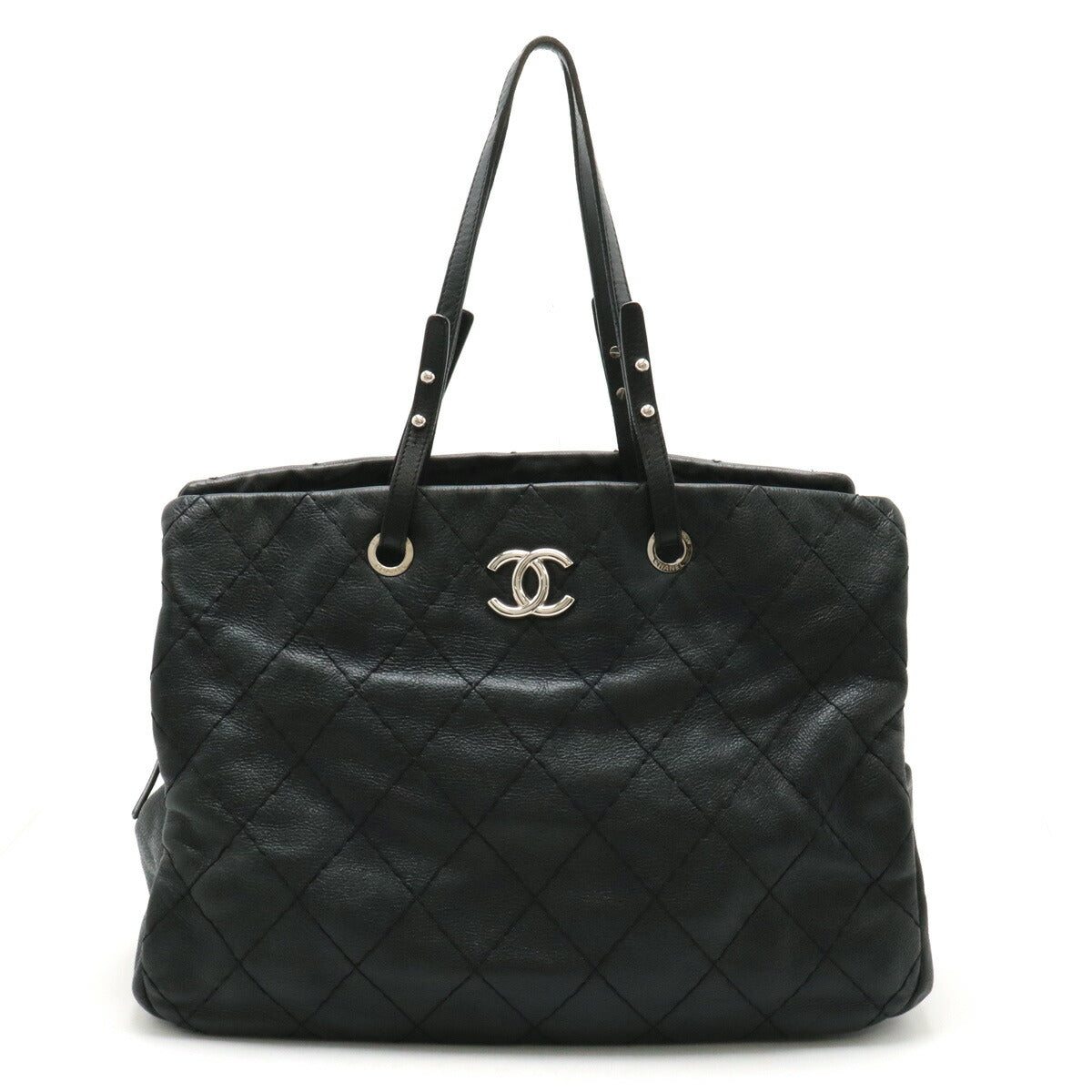 Chanel On the Road Leather Tote Bag