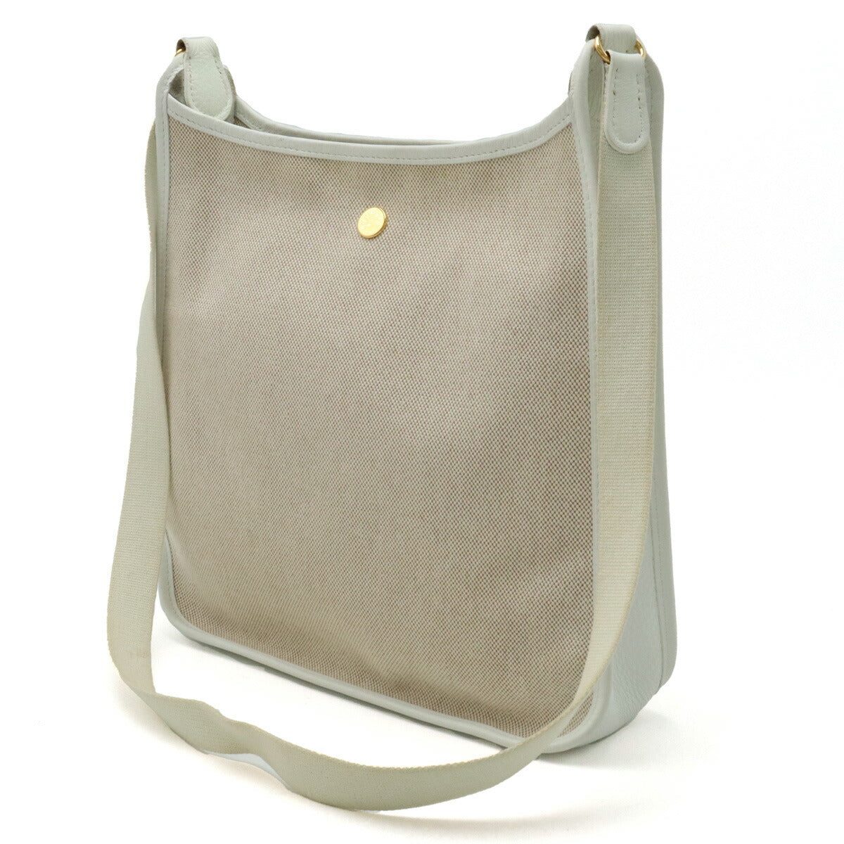 Hermes Vespa PM Shoulder Bag Beige Leather