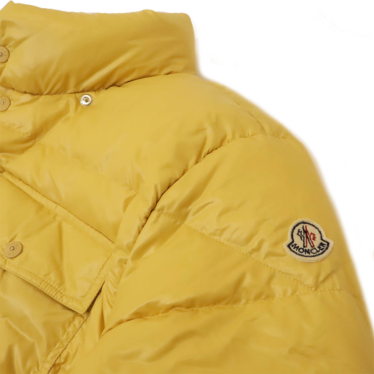 Moncler Karakorum Down Jacket Nylon 100% Yellow in Great Condition