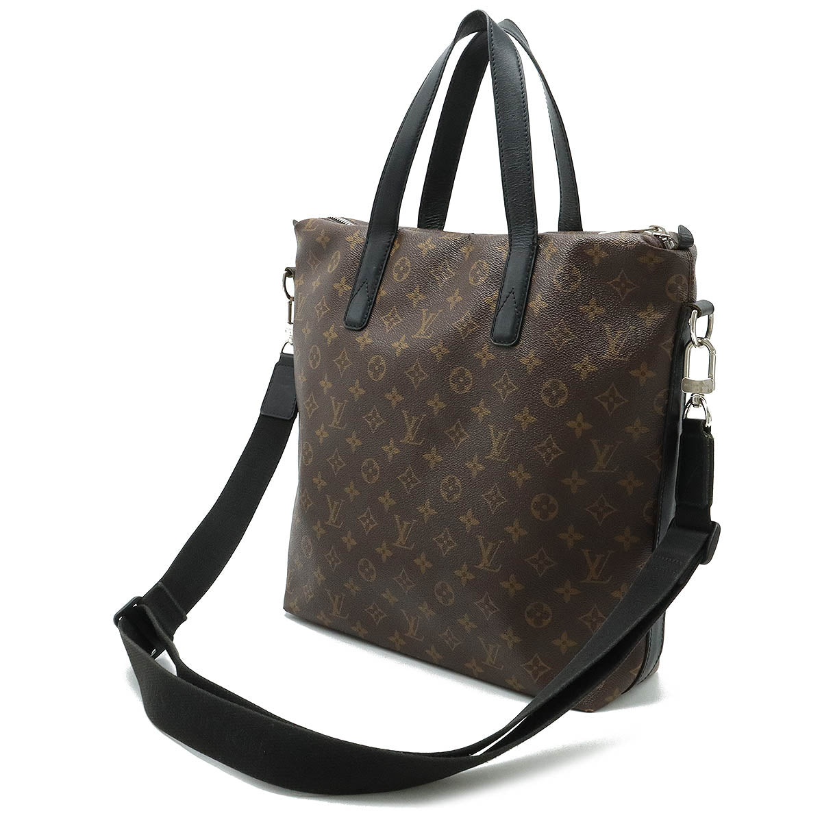 Louis Vuitton Monogram Macassar Kitan 2WAY Tote Bag M40388