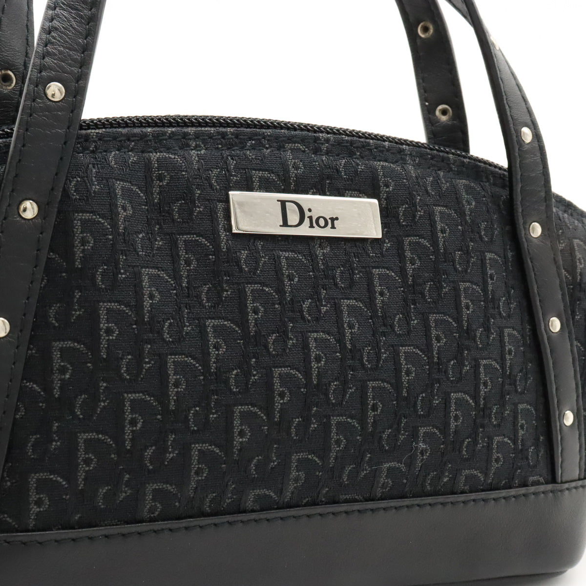 Dior Street Chic Trotter Canvas/Leather Handbag in Great Condition