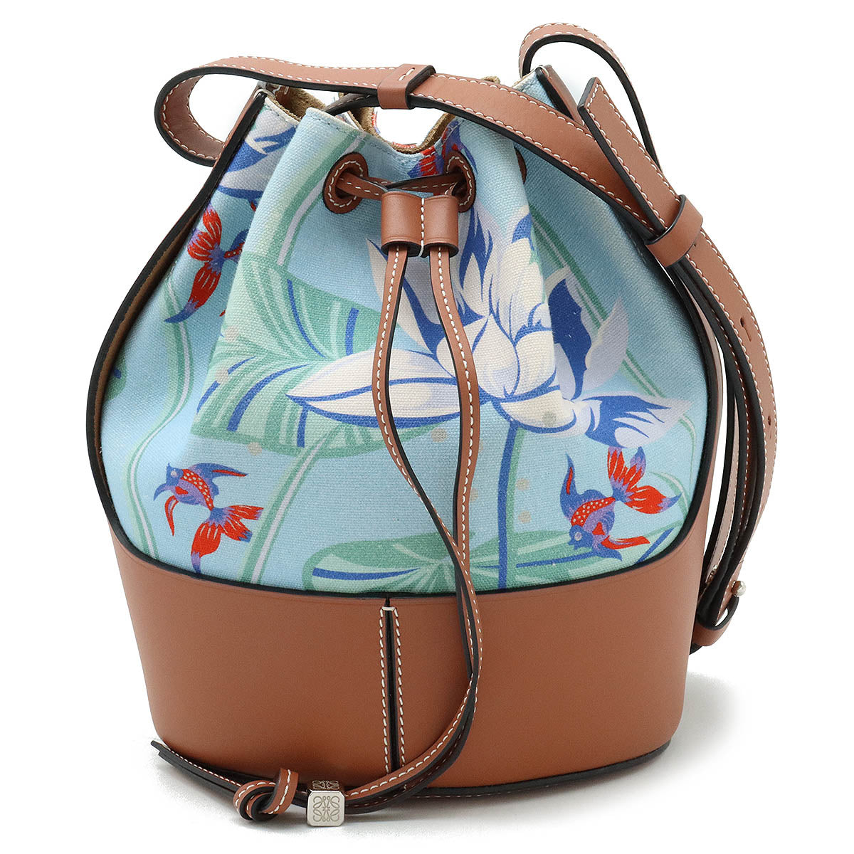 Loewe Balloon Bag Small Canvas Leather