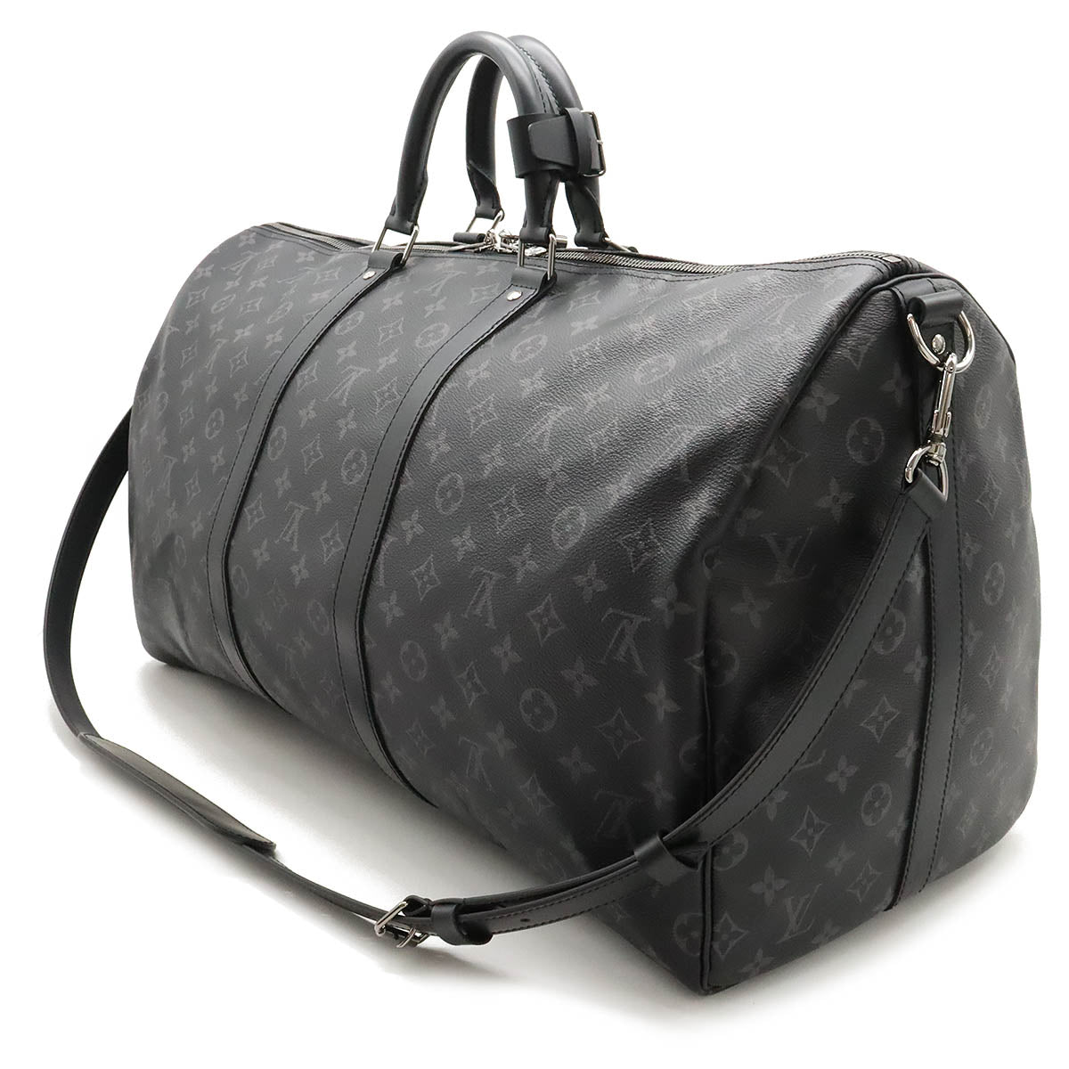 Louis Vuitton Monogram Eclipse Keepall Bandouliere 55 Bag