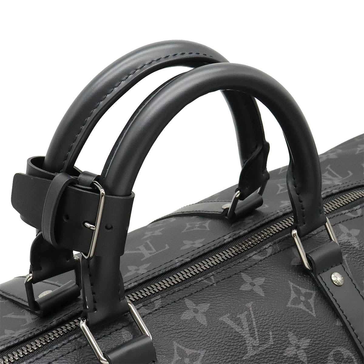 Louis Vuitton Monogram Eclipse Keepall Bandouliere 55 Bag