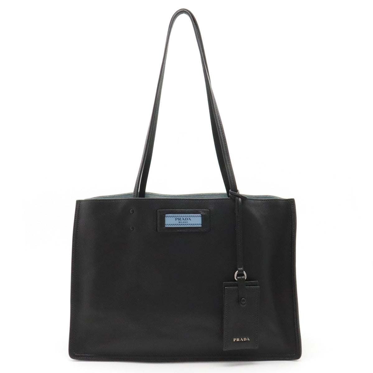 Prada Leather Etiquette Tote Bag 1BG122