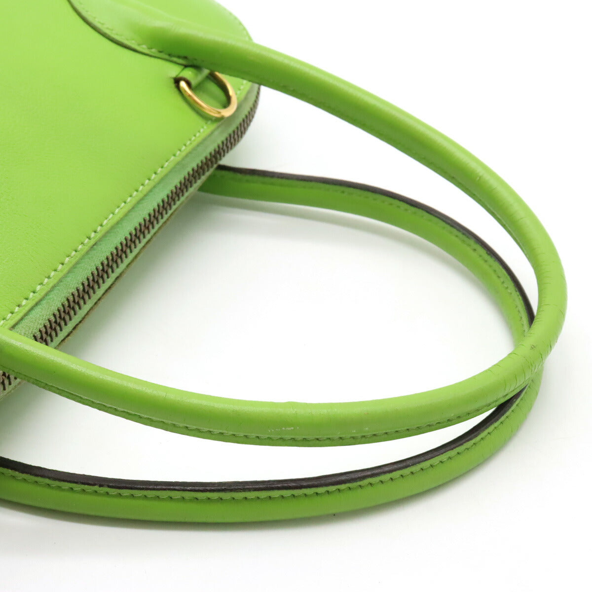 Hermes Bolide 27 Leather Handbag 2WAY Green