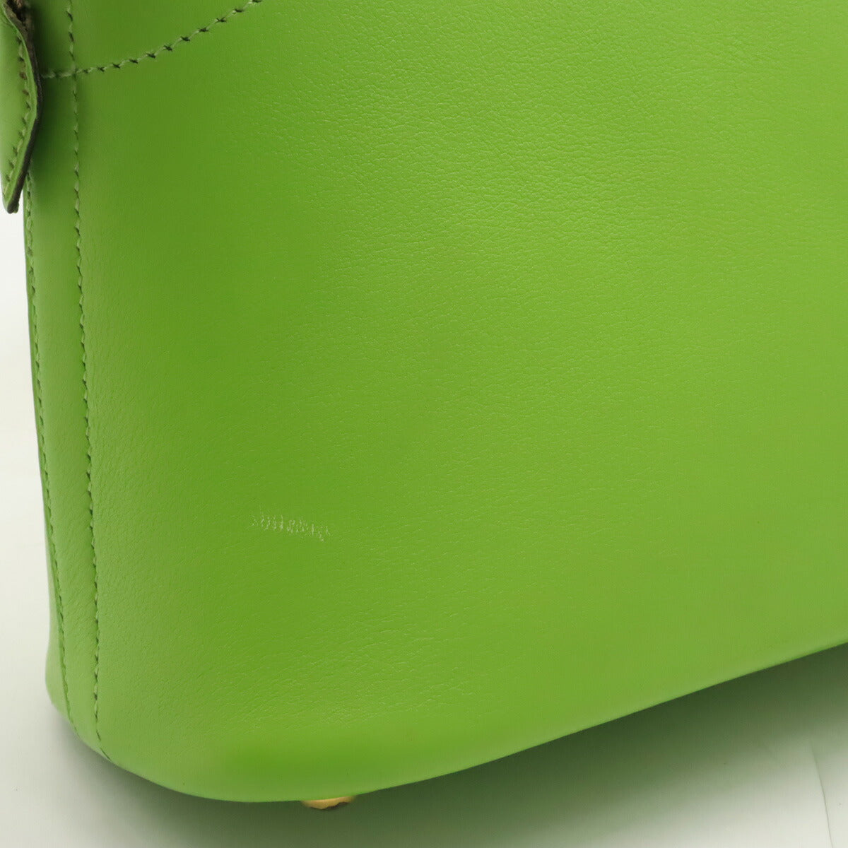 Hermes Bolide 27 Leather Handbag 2WAY Green