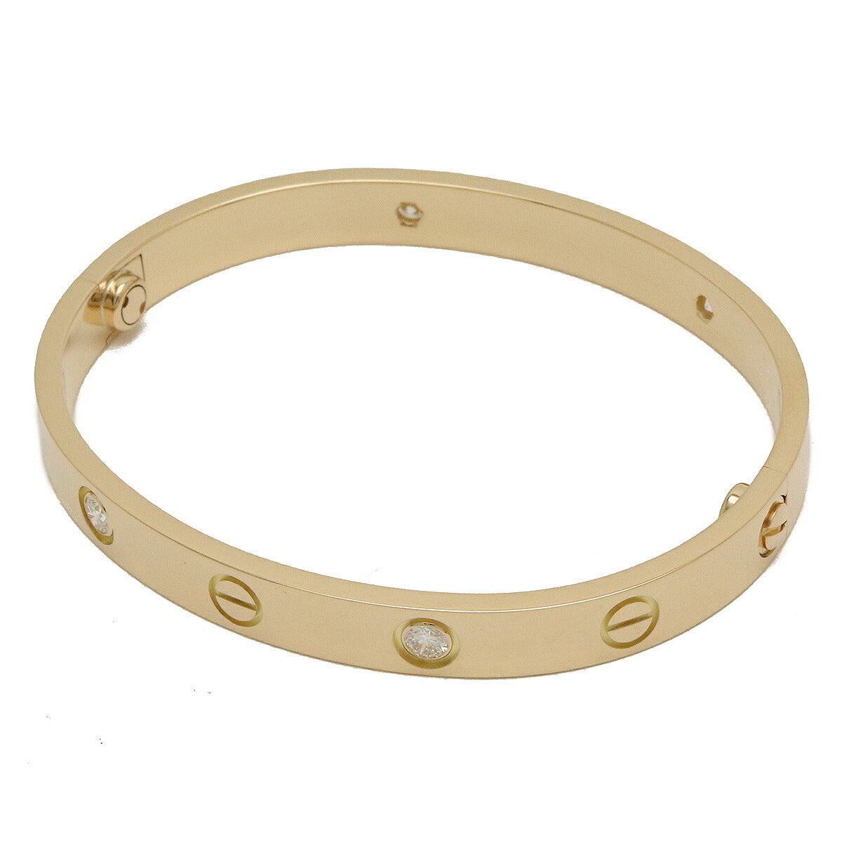 Cartier LOVE Bracelet Bangle K18YG Diamond