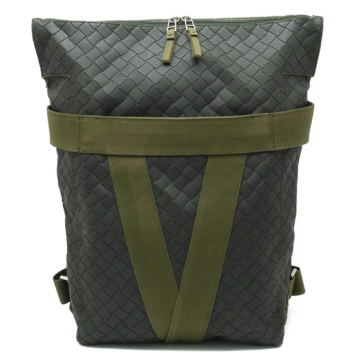 Bottega Veneta Intrecciato Rubber Backpack