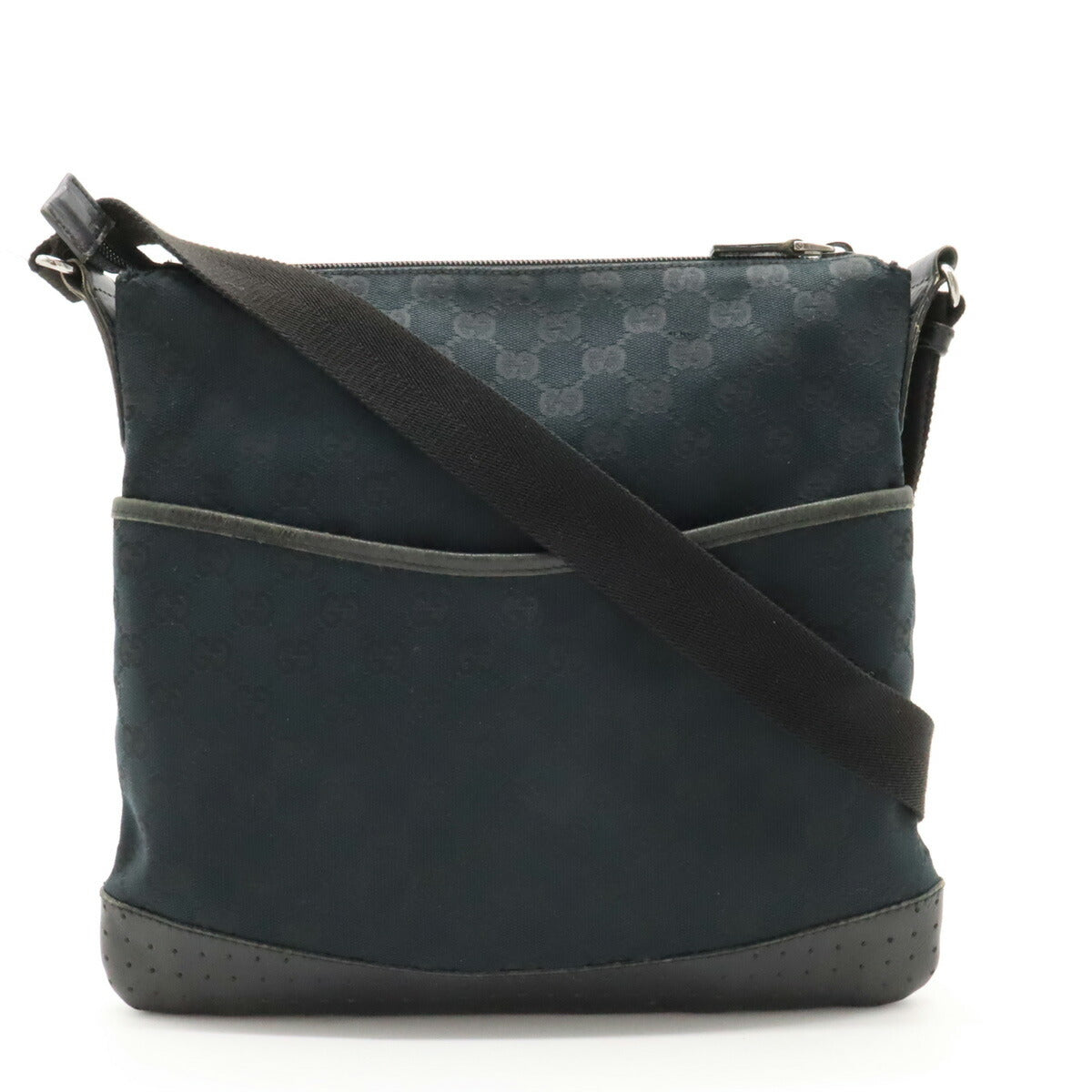 Gucci GG Canvas Leather Shoulder Bag 145857