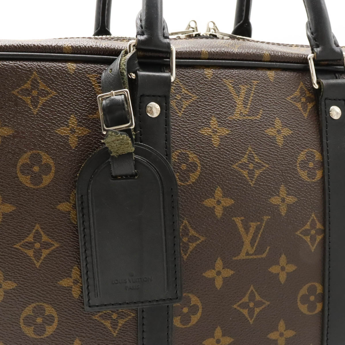 Louis Vuitton Monogram Leather Document Bag M40224