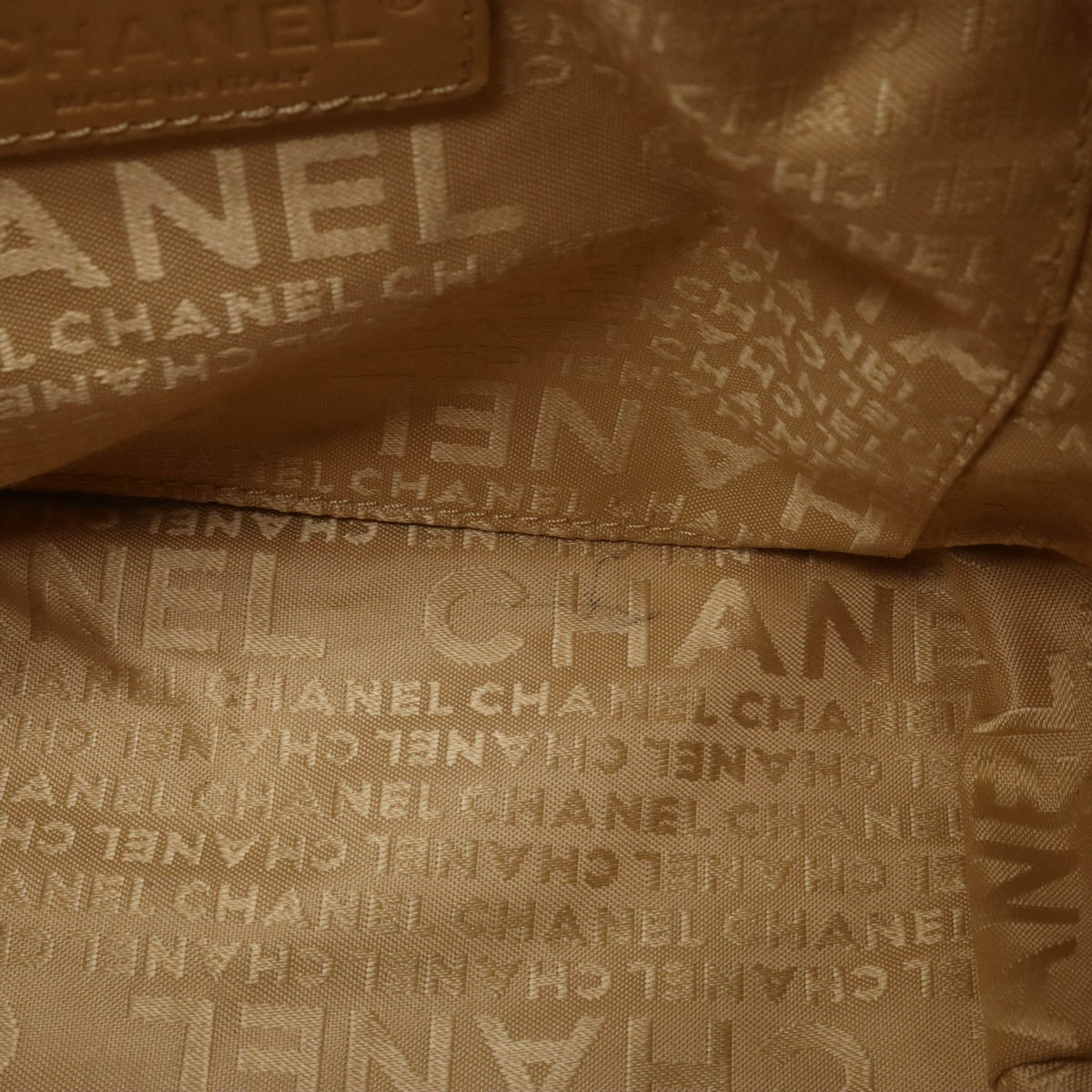 Chanel Leather Chocobar Logo Handbag A19981