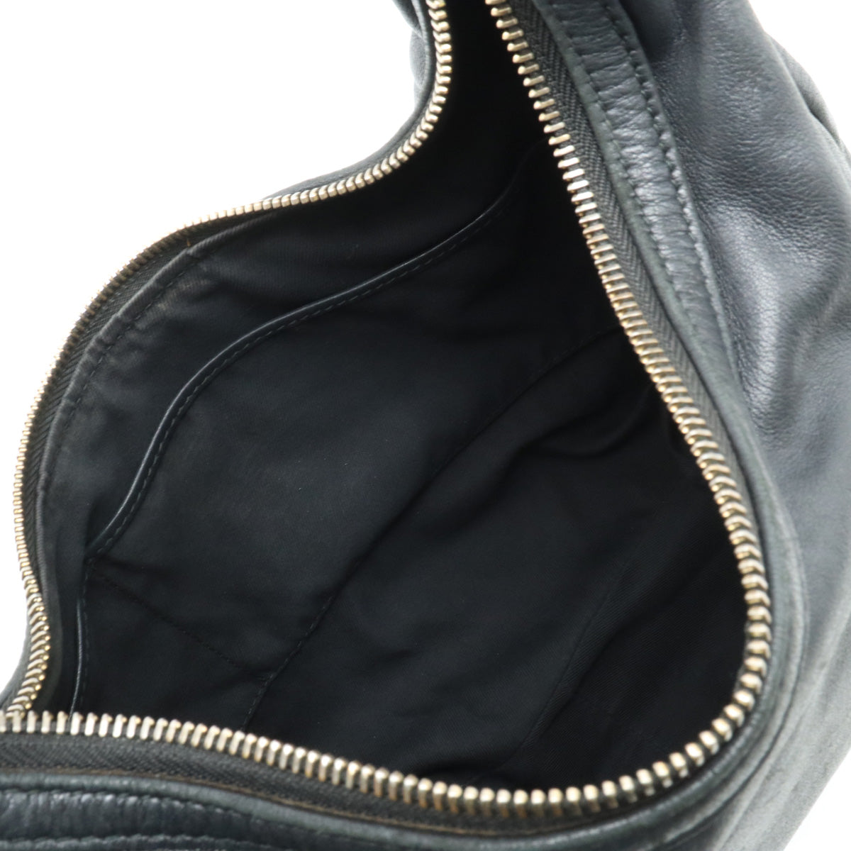 Bvlgari Leather Shoulder Bag Black