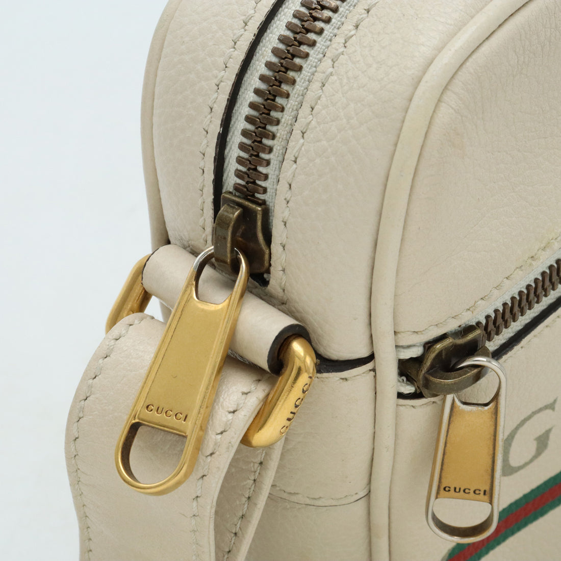 Gucci Leather Logo Shoulder Bag 574803