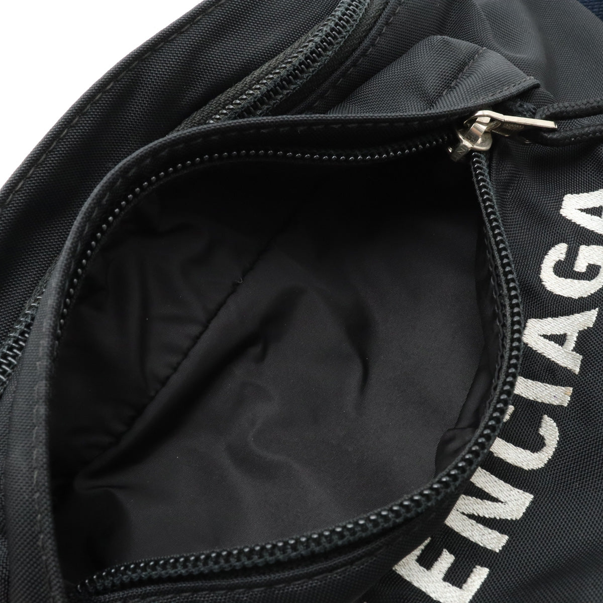 Balenciaga Wheel Logo Belt Bag Nylon Canvas