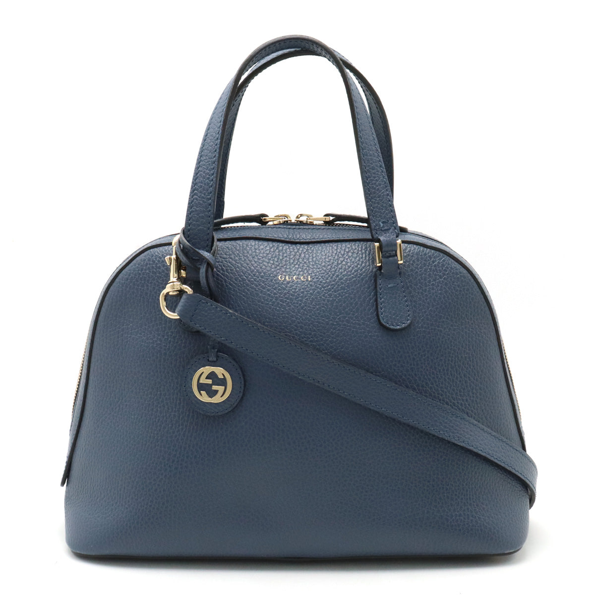 Gucci Leather Lady Daller Handbag 2WAY