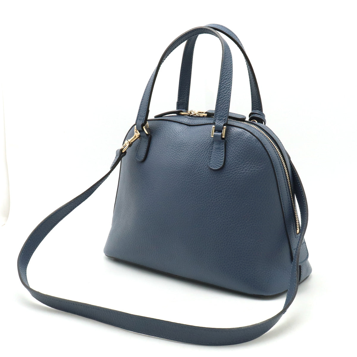 Gucci Leather Lady Daller Handbag 2WAY