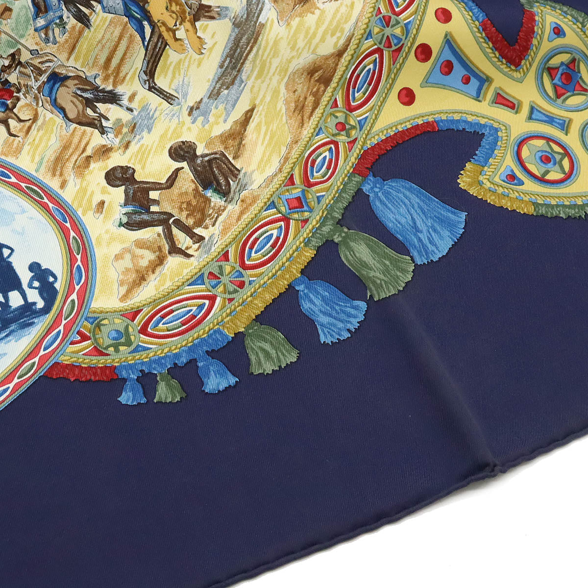 Hermes Silk Scarf CAVALIERS PEULS