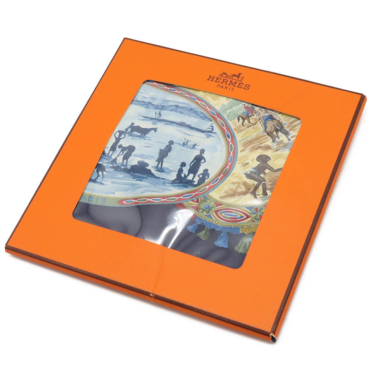 Hermes Silk Scarf CAVALIERS PEULS