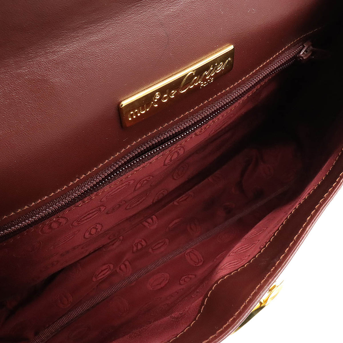 Cartier Must Line Leather Shoulder Bag in Very Good Condition