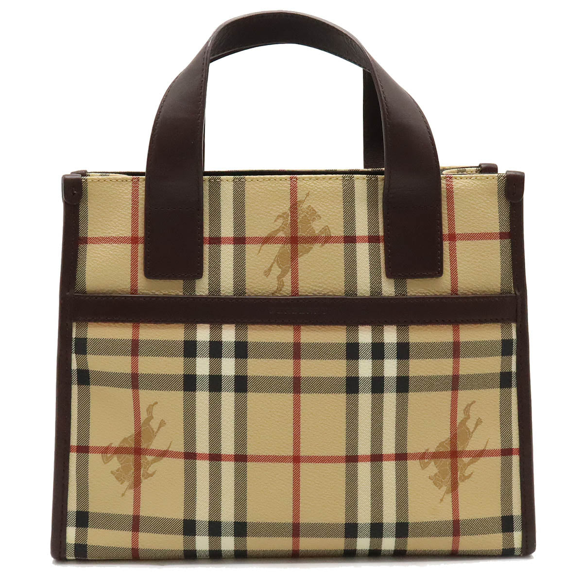 Burberry Nova Check PVC Leather Tote Bag in Great Condition