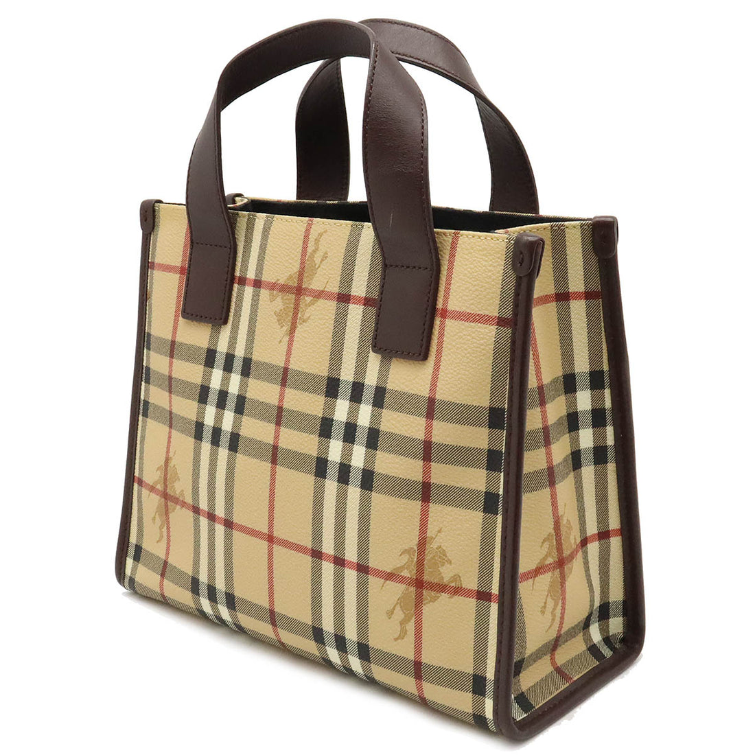 Burberry Nova Check PVC Leather Tote Bag in Great Condition