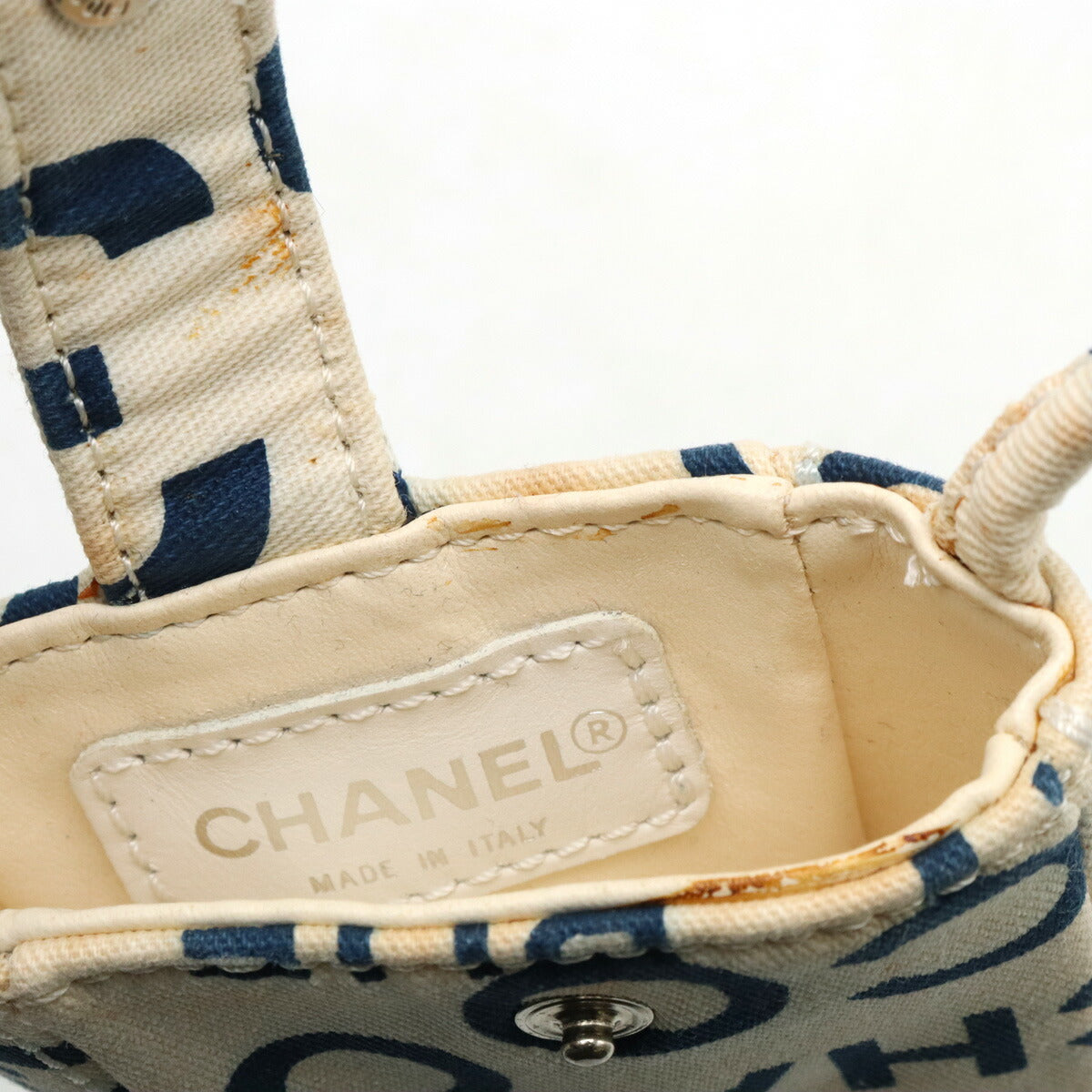 Chanel Canvas Logo Tote Bag A18303