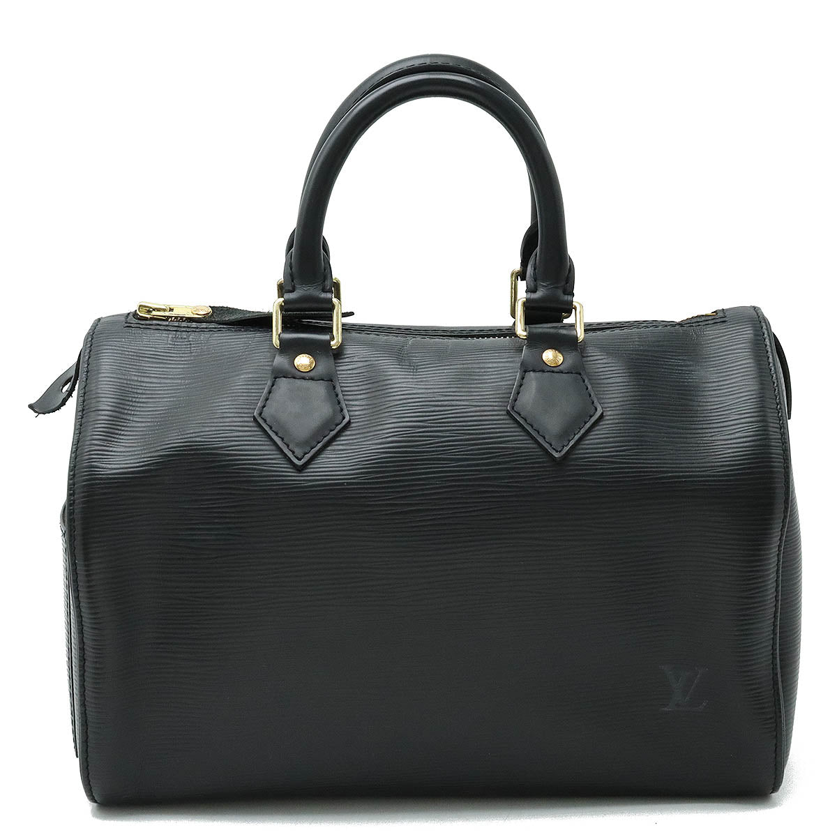 Louis Vuitton Epi Speedy 25 Handbag Black M59232