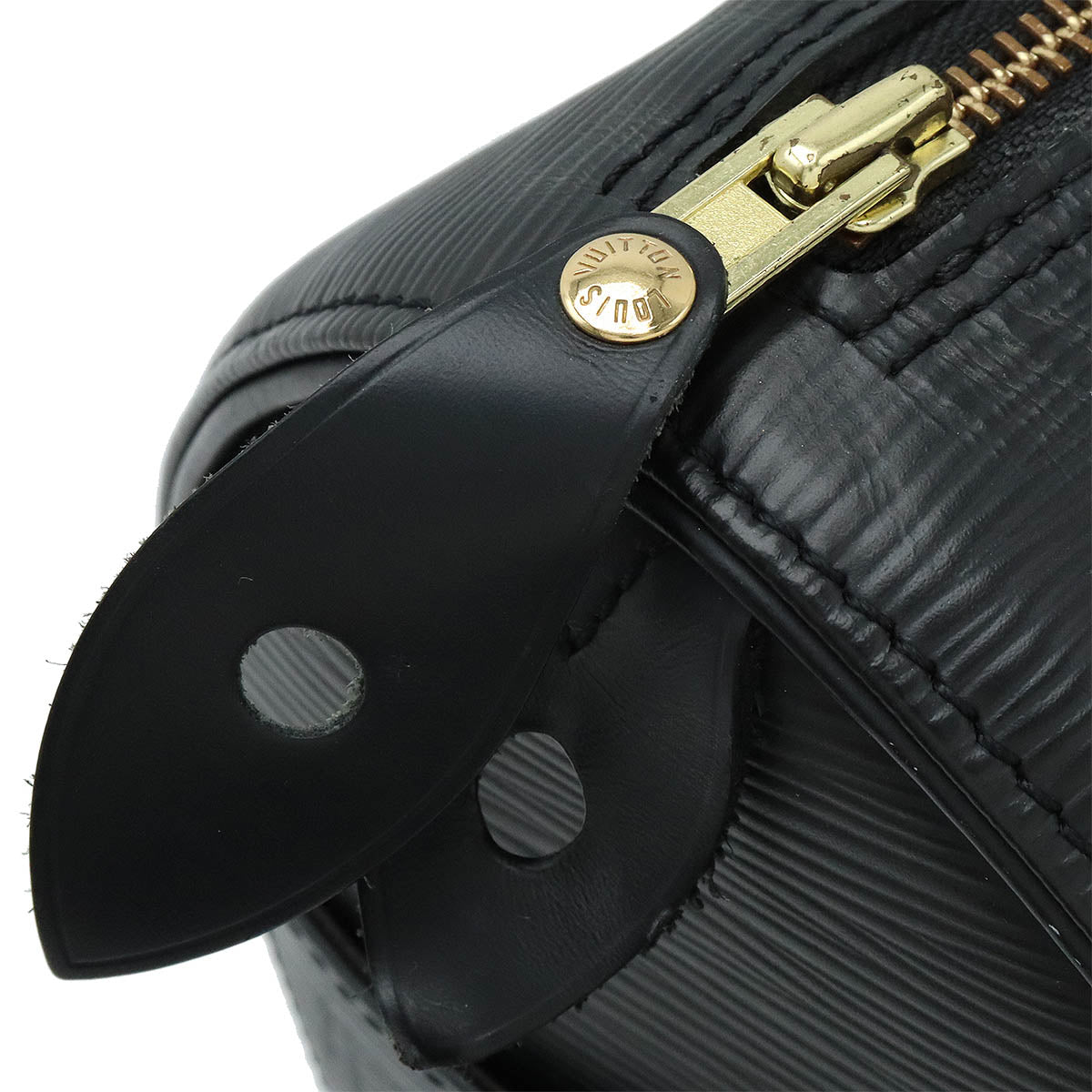 Louis Vuitton Epi Speedy 25 Handbag Black M59232