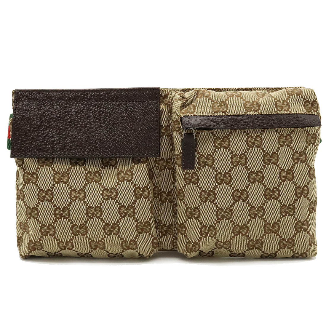 Gucci GG Canvas Leather Body Bag 28566