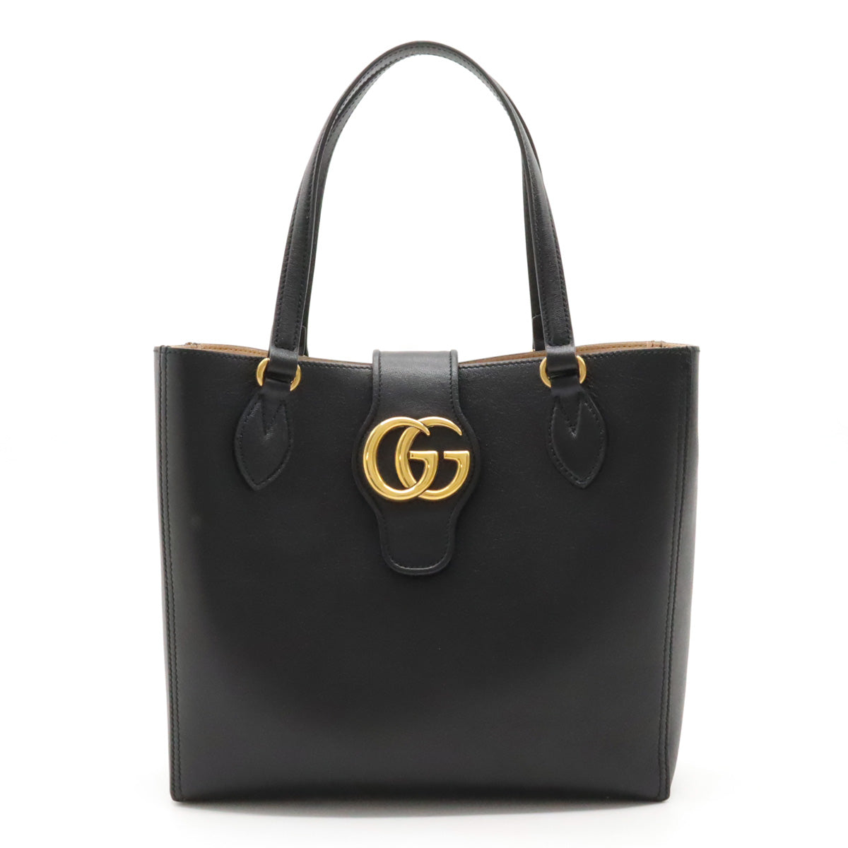 Gucci Leather Dahlia Small GG Marmont Tote Bag 652680