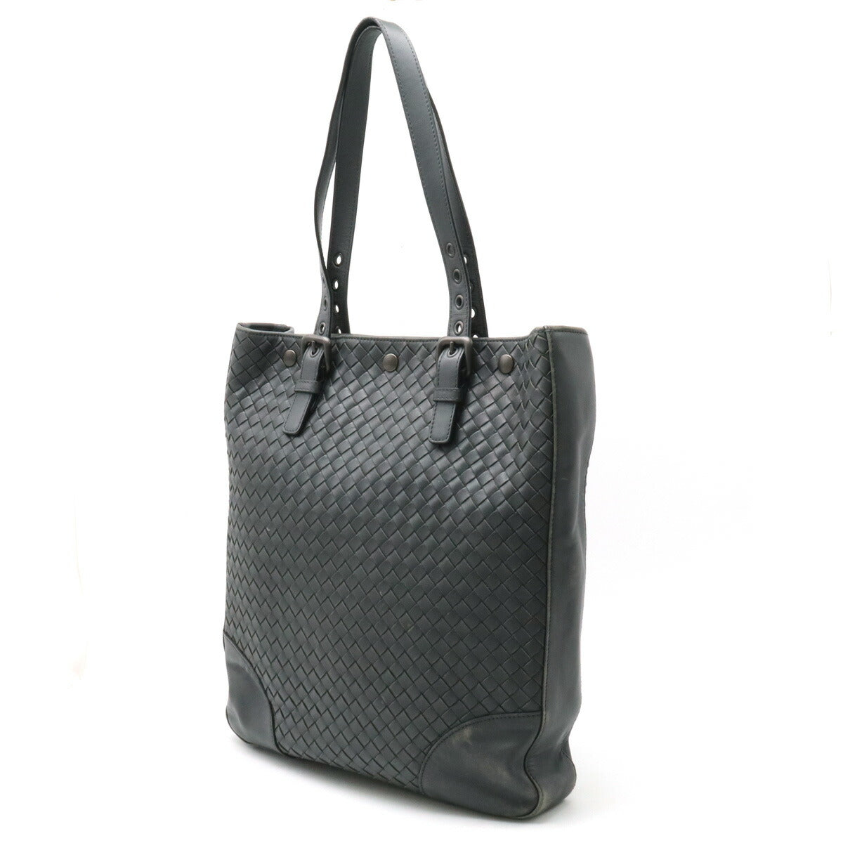 Bottega Veneta Leather Intrecciato Tote Bag